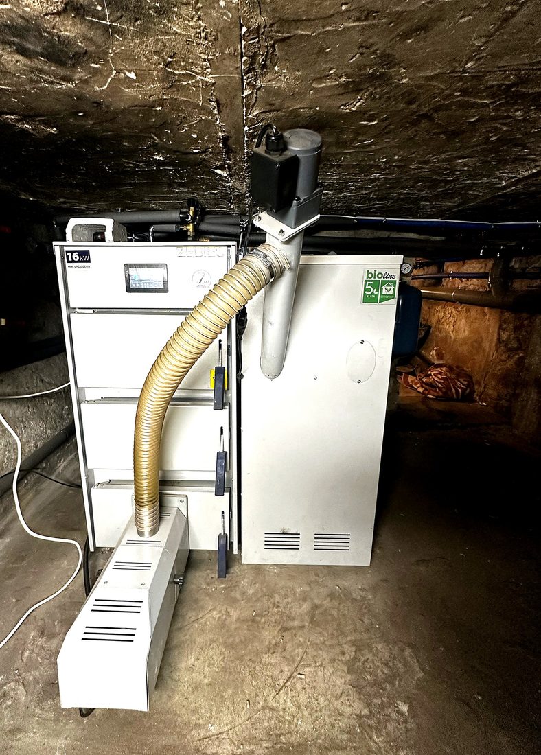 Kocioł na pellet 16 kW — montaż Młodzikowo